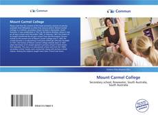 Capa do livro de Mount Carmel College 