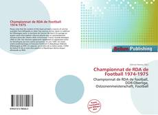 Buchcover von Championnat de RDA de Football 1974-1975