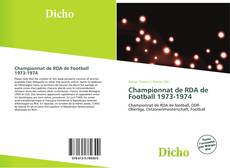 Capa do livro de Championnat de RDA de Football 1973-1974 