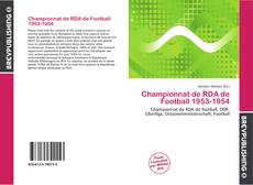 Championnat de RDA de Football 1953-1954的封面