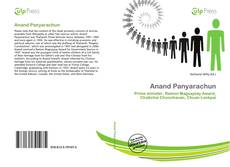 Bookcover of Anand Panyarachun