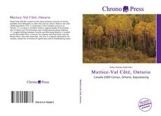 Portada del libro de Mattice-Val Côté, Ontario