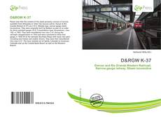 Bookcover of D&RGW K-37