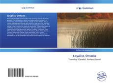 Capa do livro de Loyalist, Ontario 