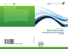 Bookcover of Mark Granovetter