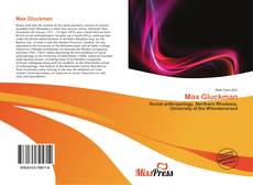 Bookcover of Max Gluckman