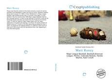 Buchcover von Matt Roney