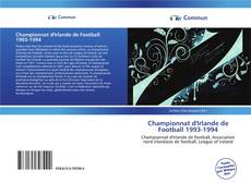 Championnat d'Irlande de Football 1993-1994 kitap kapağı