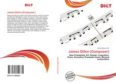 Buchcover von James Dillon (Composer)