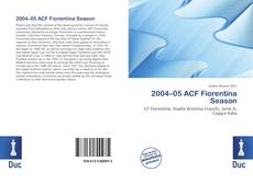 Buchcover von 2004–05 ACF Fiorentina Season