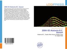 2004–05 Atalanta B.C. Season kitap kapağı