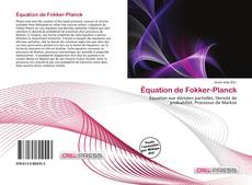 Capa do livro de Équation de Fokker-Planck 