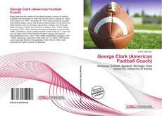 Capa do livro de George Clark (American Football Coach) 