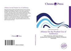 Capa do livro de Alliance for the Prudent Use of Antibiotics 