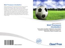 Capa do livro de Matt Thompson (footballer) 