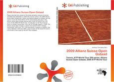 Bookcover of 2009 Allianz Suisse Open Gstaad