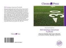 Buchcover von Bill Jennings (American Football)