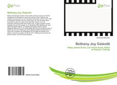 Couverture de Bethany Joy Galeotti