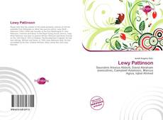 Lewy Pattinson kitap kapağı