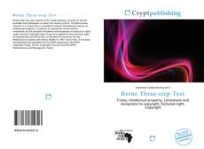 Berne Three-step Test kitap kapağı