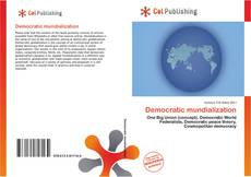 Capa do livro de Democratic mundialization 