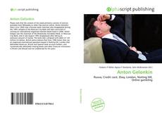 Portada del libro de Anton Gelonkin