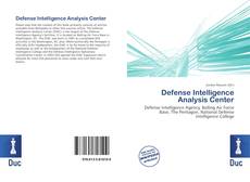 Defense Intelligence Analysis Center kitap kapağı