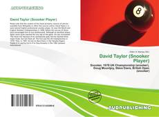 Copertina di David Taylor (Snooker Player)