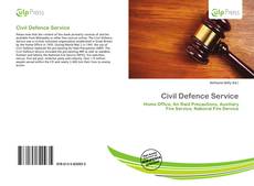 Bookcover of Civil Defence Service