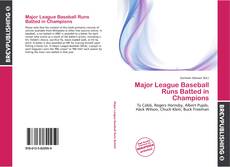 Portada del libro de Major League Baseball Runs Batted in Champions