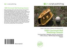Portada del libro de 1889 Cincinnati Red Stockings Season