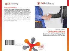Buchcover von Civil Service Club