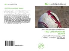 Portada del libro de 1903 Cincinnati Reds Season