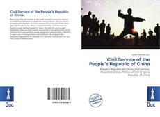 Bookcover of Civil Service of the People's Republic of China