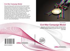 Civil War Campaign Medal的封面
