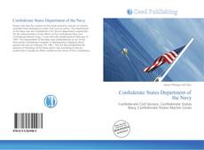 Bookcover of Confederate States Department of the Navy
