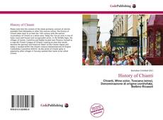 Bookcover of History of Chianti
