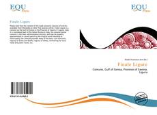 Capa do livro de Finale Ligure 