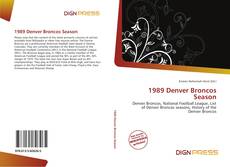 Buchcover von 1989 Denver Broncos Season