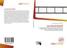 Couverture de Lee David Zlotoff