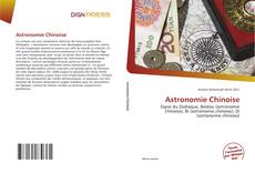 Astronomie Chinoise kitap kapağı