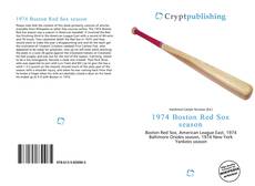 Couverture de 1974 Boston Red Sox season