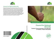 Обложка Council for National Security