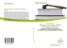 Bookcover of Court of Justice of the European Union