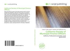 Borítókép a  California Society of Municipal Finance Officers - hoz