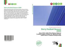 Portada del libro de Derry football Season 2009