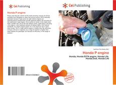 Capa do livro de Honda P engine 