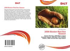 Bookcover of 2006 Boston Red Sox Season