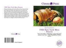 Bookcover of 1980 New York Mets Season