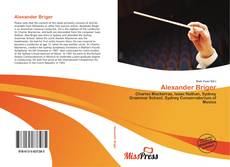 Buchcover von Alexander Briger